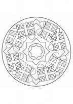 coloriage mandala de noel